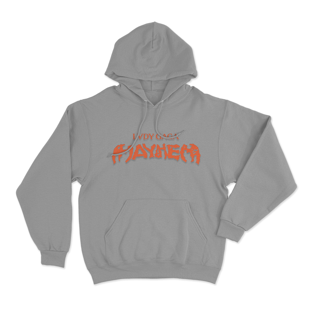 Lady Gaga Mayhem Unisex Hoodie Grey Lady Gaga Mayhem Unisex Hoodie Grey