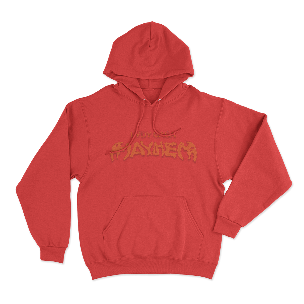 Lady Gaga Mayhem Unisex Hoodie Red Lady Gaga Mayhem Unisex Hoodie Red