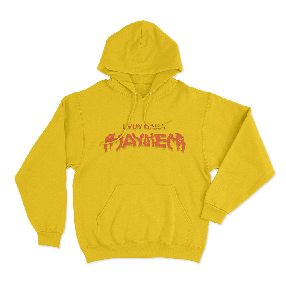 Lady Gaga Mayhem Unisex Hoodie Yellow Lady Gaga Mayhem Unisex Hoodie Yellow