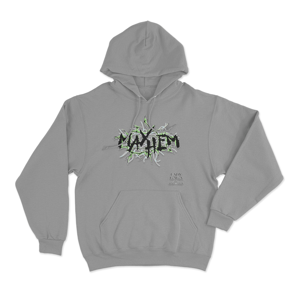 Mayhem Tour Unisex Hoodie Grey Mayhem Tour Unisex Hoodie Grey