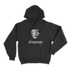 The Mayhem Ball Portrait Unisex Hoodie Black