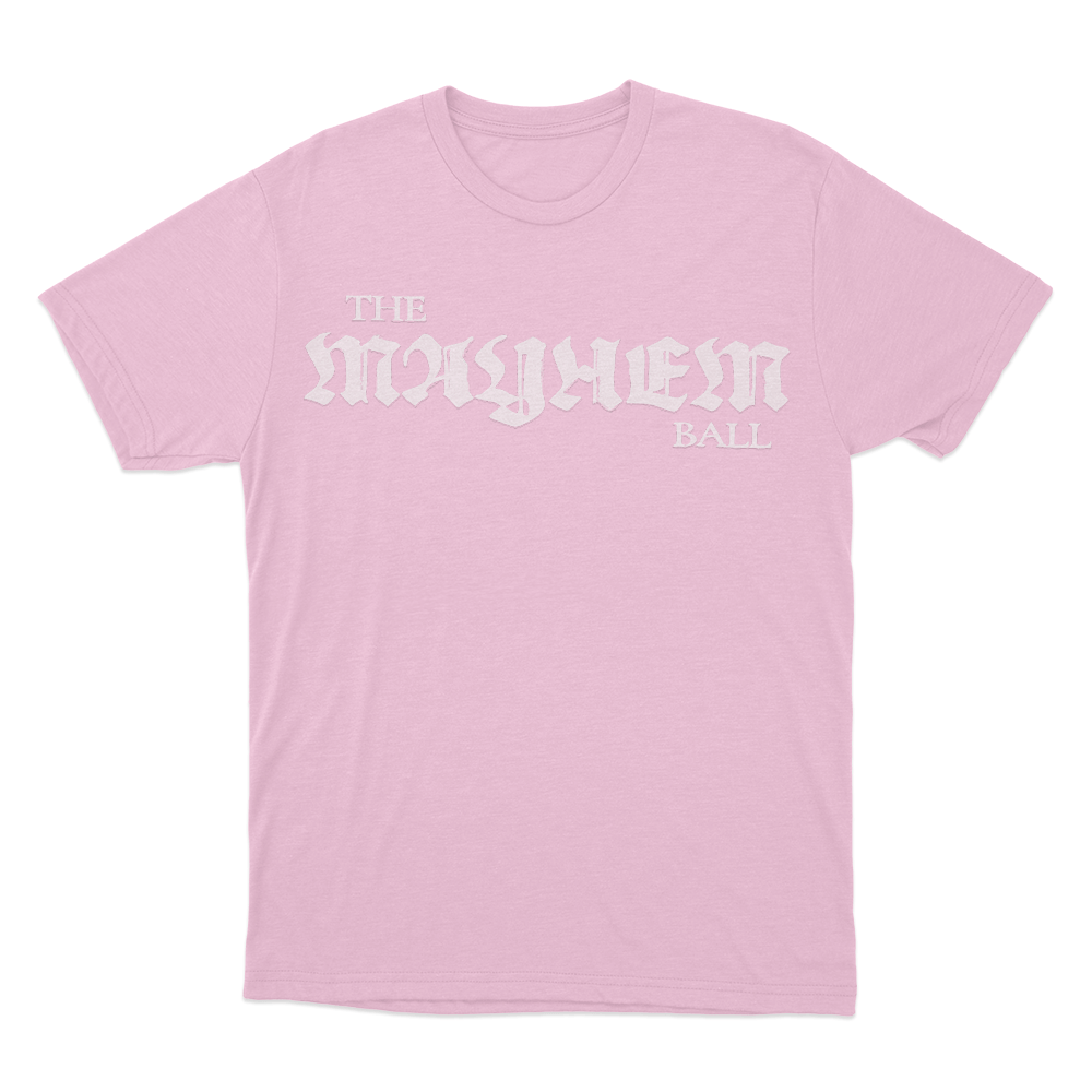 The Mayhem Ball Unisex T Shirt Pink The Mayhem Ball Unisex T Shirt Pink